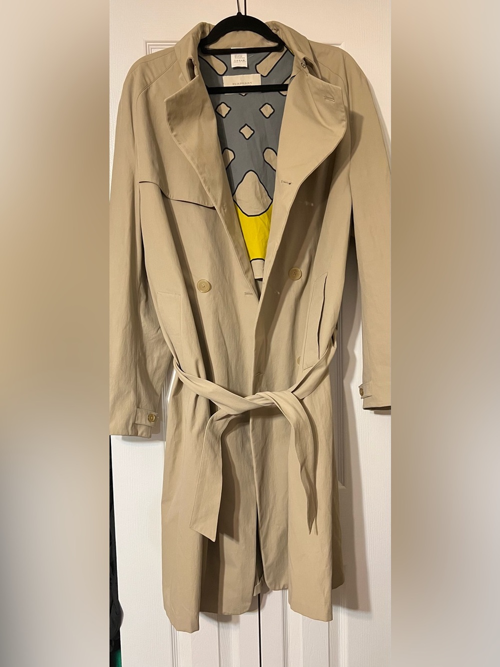 BURBERRY TRENCH PRORSUM Luxury Line Runway Belted Trenchcoat  "Runlet" size 4/6